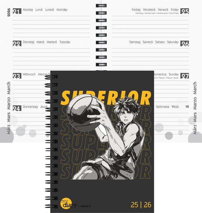 Produktbild Biella Mydiary Wire-O (12 x 16.5 cm, Multilingual)