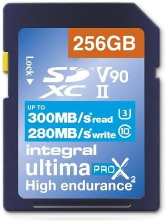 Produktbild 256GB SDXC UHS-II U3 CL10 V90 300MB/s (256 GB, SDXC, U3, UHS-II)