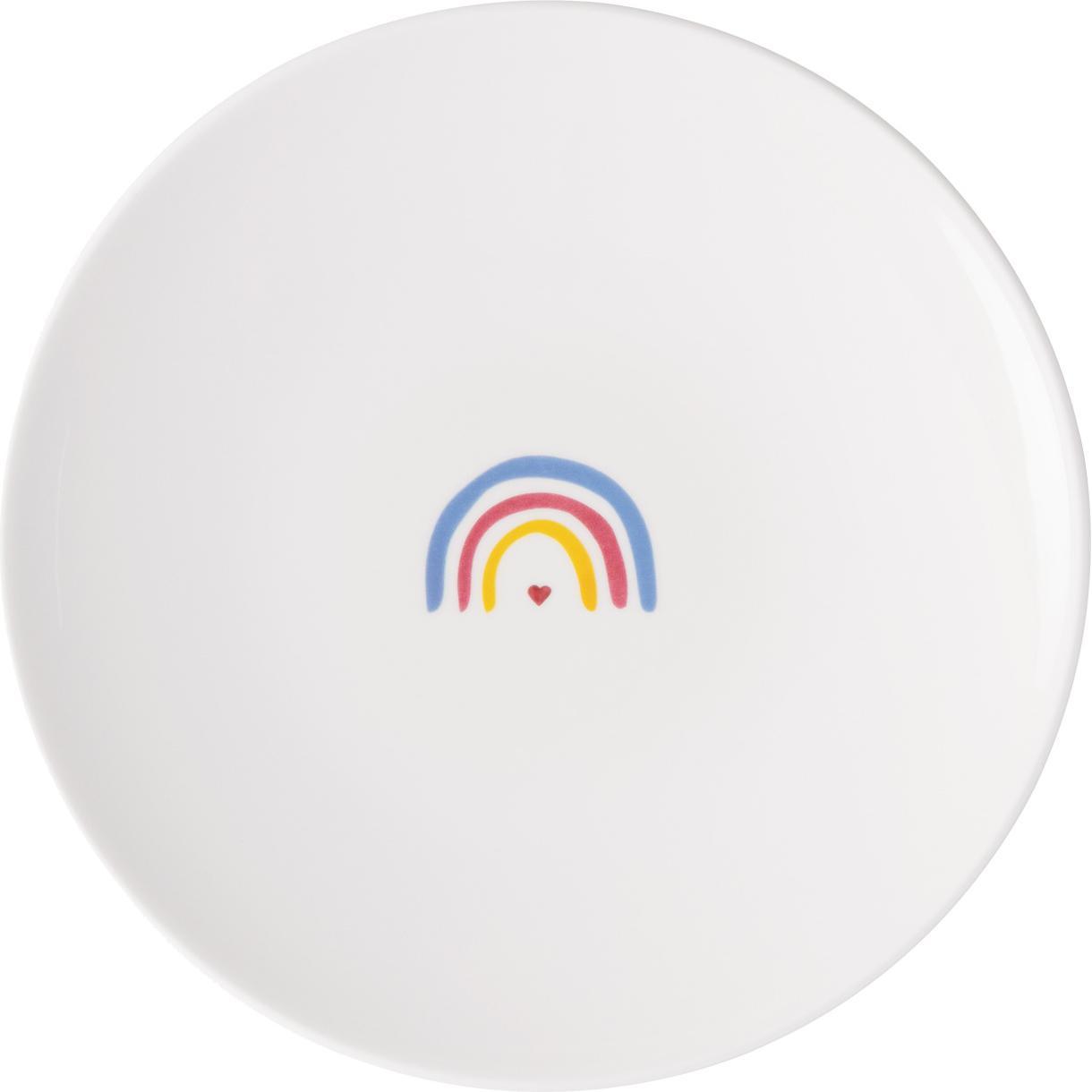 Villeroy & Boch Frühstücksteller Be Happy With Love, Teller, Mehrfarbig