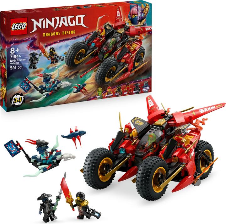 Actual product image LEGO Ninja action racer (71844, LEGO Ninjago)