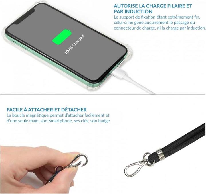 Productafbeelding OEM Universele nekband voor telefoons zwart