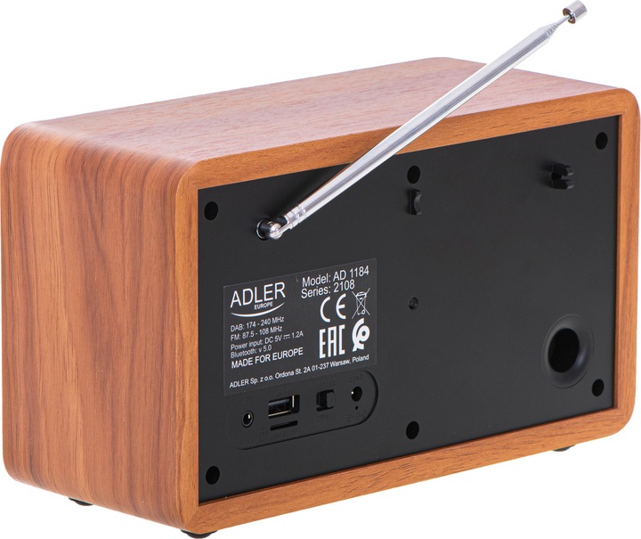 Actual product image Adler AD 1184 (FM, DAB+, AM, Bluetooth)