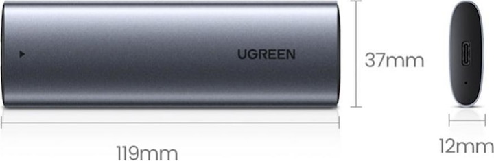 Actual product image Ugreen Hard Drive Bay (M.2 2230, M.2 2242, M.2 2280, M.2 2260)