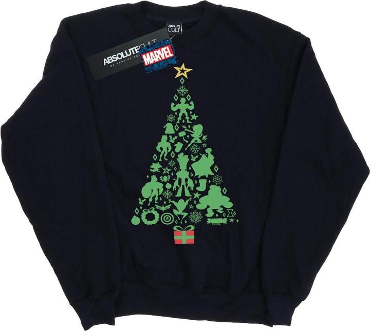Immagine prodotto Avengers Christmas Tree Felpa Ragazzi (140, 146)
