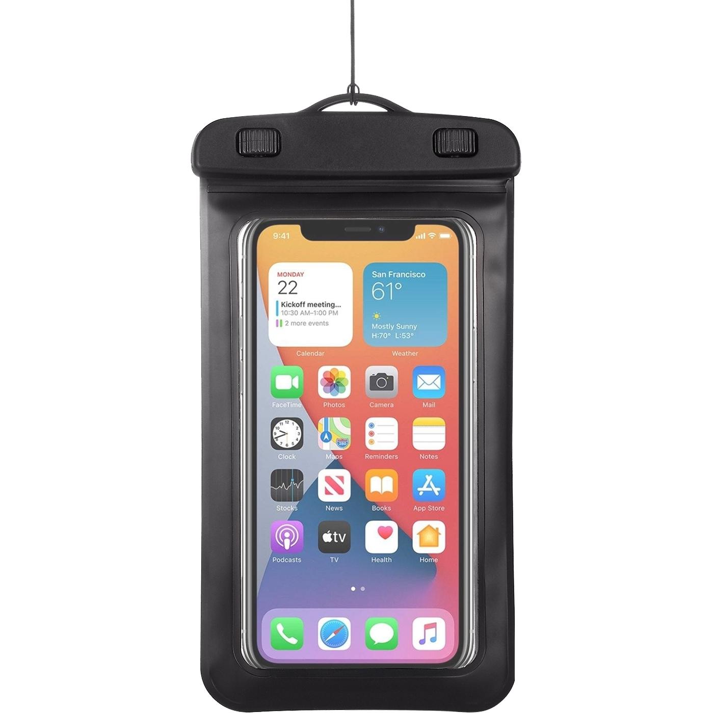 Thumbnail - Wave Books -WATERP-PHONE mobile phone case (5.5") Pouch case Black, Transparent (Universal), Smartphone Hülle, Schwarz, ...