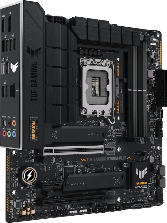Image du produit ASUS MB TUF GAMING B760M-PLUS (Intel,1700,DDR5,mATX) (LGA 1700, Intel B760, mATX)
