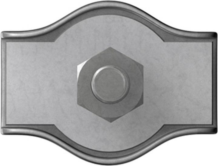 Dörner + Helmer DH Simplex-Seilklemme Ø 8 mm, Seilklemme 10 St