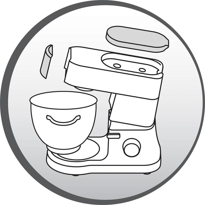 Immagine prodotto Moulinex Robot da cucina Masterchef Grande Silver (1500 W)
