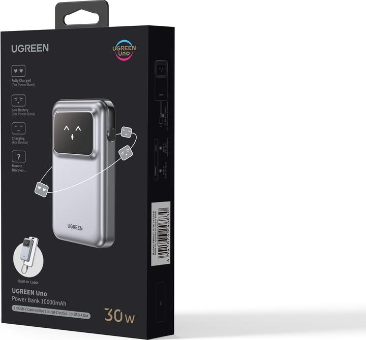 Actual product image Ugreen Uno (10000 mAh, 30 W, 37 Wh)