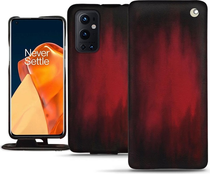 Noreve Lederschutzhülle vertikal (OnePlus 9 Pro)