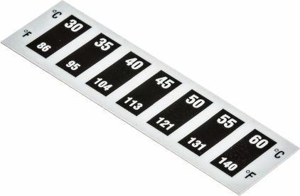 Actual product image Rs Pro Temperature sticker 30-60°C