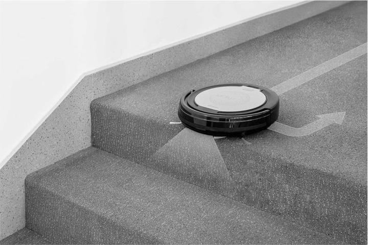 Produktbild Sencor SRV 1000SL robot vacuum 0.2 L Bagless Black, Silver