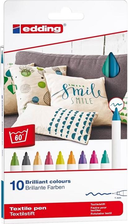 Actual product image Edding Textile markers 4600 (10x)
