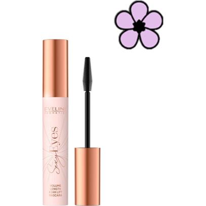 Thumbnail - Eveline, Mascara, Sexy Eyes Mascara verlängert und hebt die Wimpern 8ml (Extra Black)
