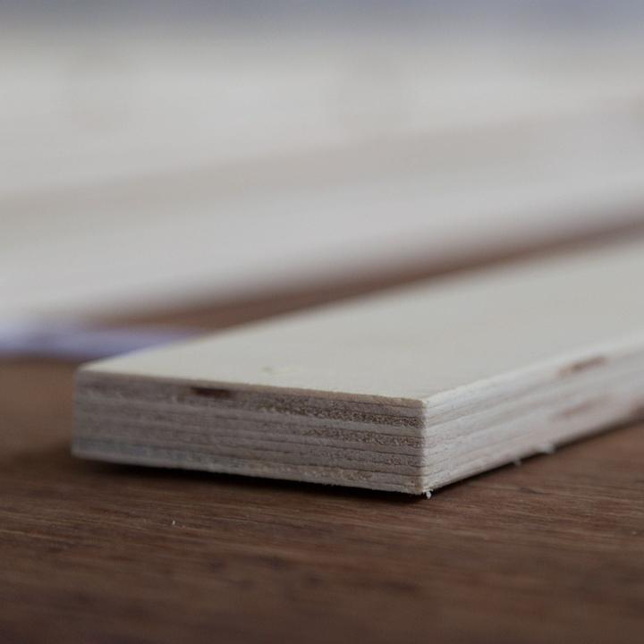 Actual product image Floki24 Slatted frame - 140 x 200 cm - Rolling slatted frame solid pine bed Rolling frame