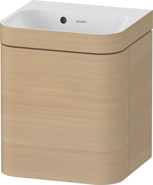Duravit Happy D.2 Plus c-bonded Set suspendu, 400x360mm, 1 porte, charnières à gauche, sans percement pour