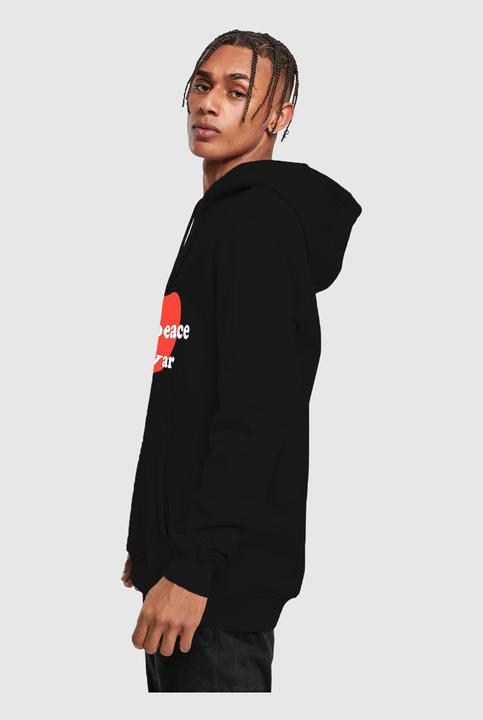 Produktbild Merchcode Peace - Red Heart Black Heavy Hoody - 161353 (XL)