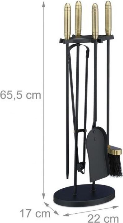 Immagine prodotto Relaxdays Accessori da Camino, 5 Pz.