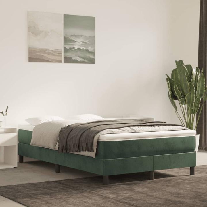 Immagine prodotto vidaXL Bo x letto a molle con materasso 120 x 190 cm in velluto (120 x 190 cm)