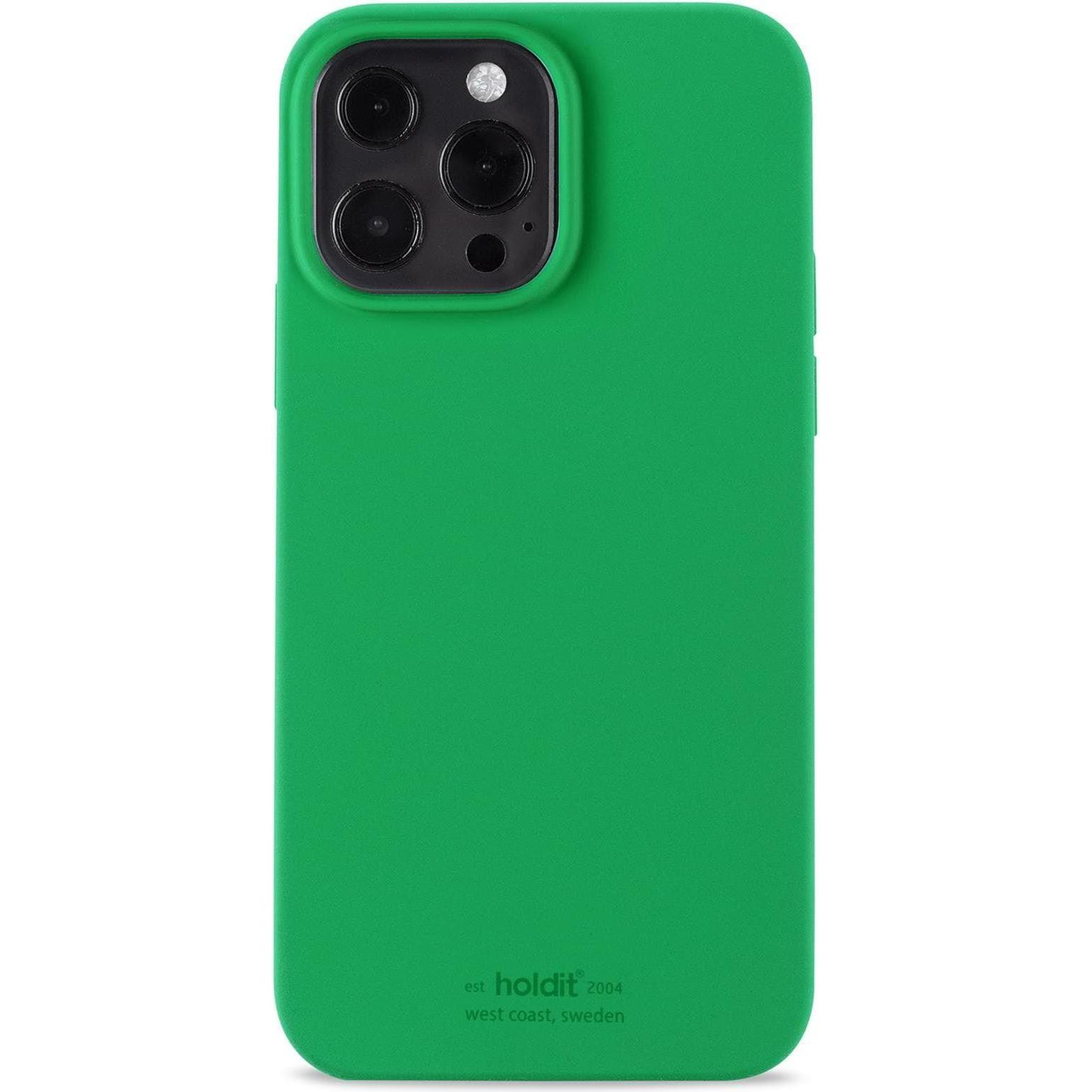 Holdit Silicone (Apple iPhone 13), Smartphone Hülle, Grün