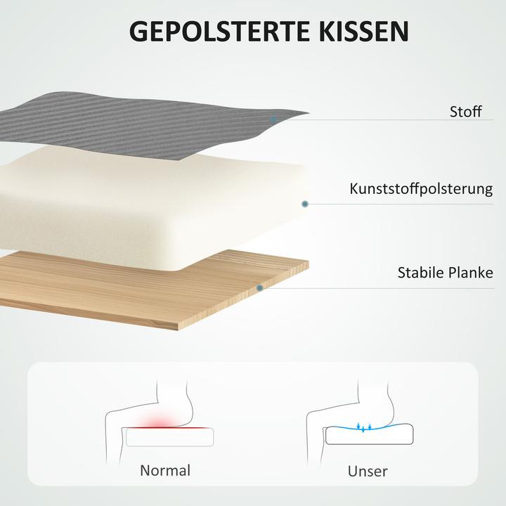 Image du produit Homcom Bürostuhl Polyester Grau