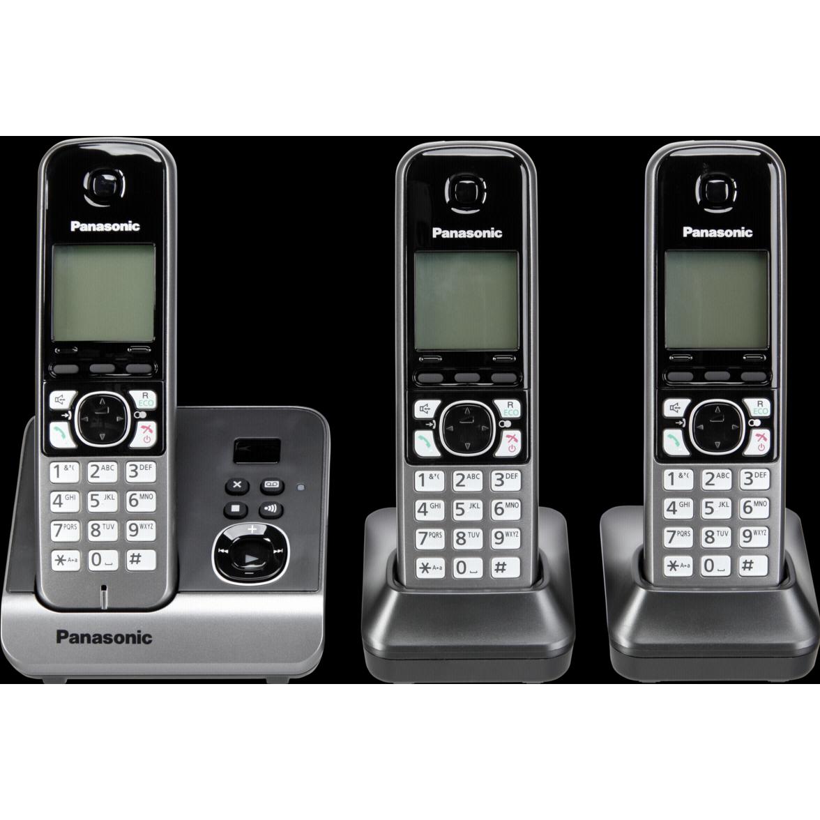 Thumbnail - Panasonic KX-TG6723GB, Telefon, Schwarz
