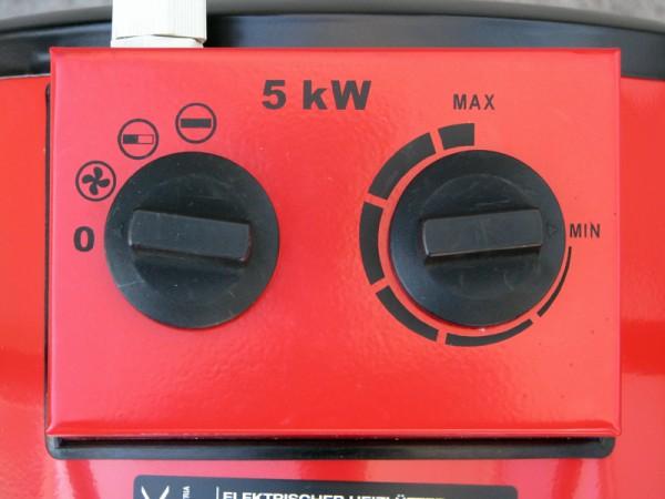 Produktbild Rotek - Heizung HFR-05-400-BG 5kW 400V Schwenkbar, Delay (5000 W)