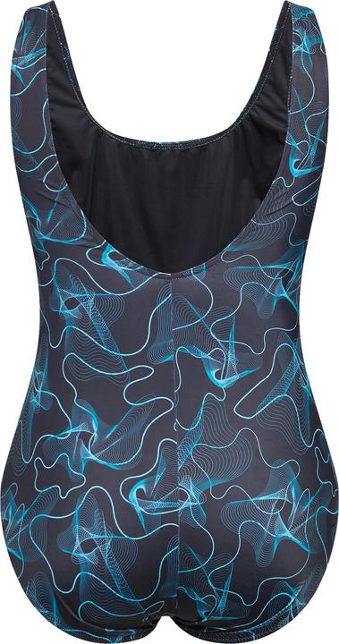 Immagine prodotto Ulla Popken Costume da bagno senza coppe con design a onde e drappeggio (58)