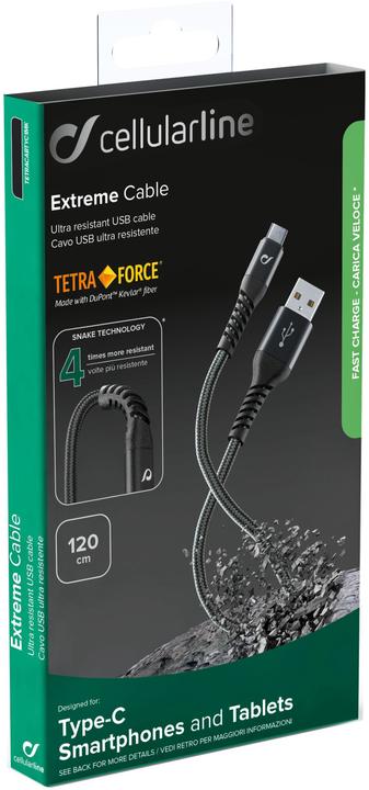 Produktbild Cellularline Extreme Cable (1.20 m, USB 3.0)