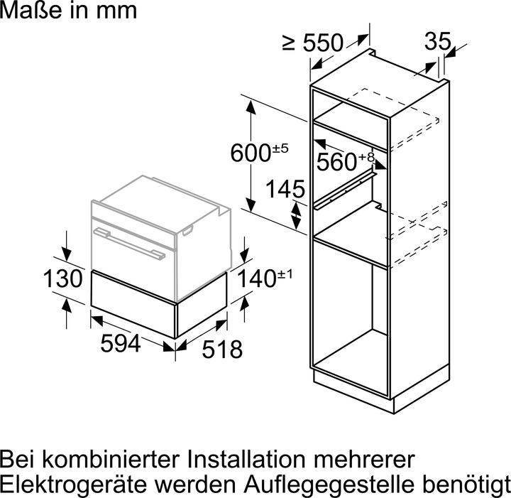 Produktbild Bosch Hausgeräte Wärmeschublade BIC7101B1