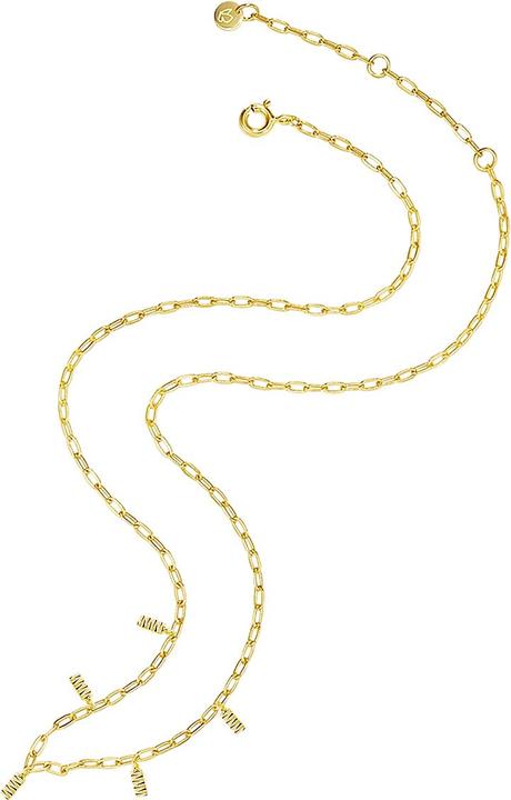 Actual product image Glanzstücke München Ladies sterling silver yellow gold 40.0 cm base chain + 5.0 cm extension - 28419 (Sterling Silver, 40 - 45 cm)