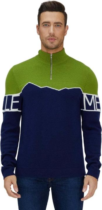 Produktbild Bellemere Pullover Merino Super Fine Mountain Print Sweater (M)