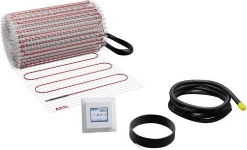 AEG Haustechnik Comfort Turbo Thermo Boden TBS TC 200/4 Set Plus, chauffage électrique par le sol, set complet 4