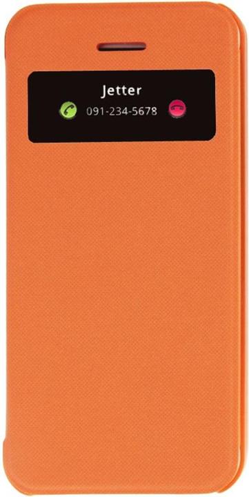 Actual product image König Design Mobile phone case with window for Apple iPhone 5C orange (Apple iPhone 5c)