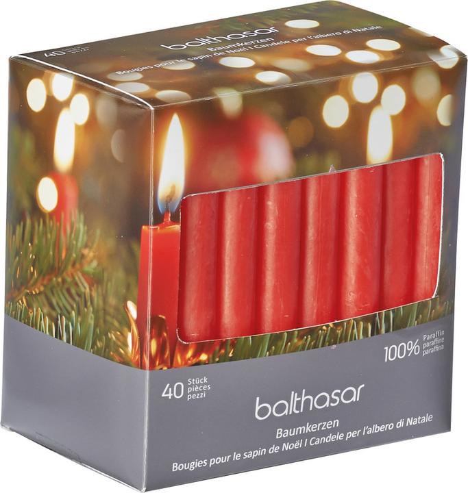 Image du produit Balthasar bougies d'arbre (40 pcs)
