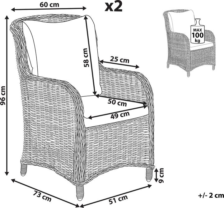 Produktbild Beliani Cascais