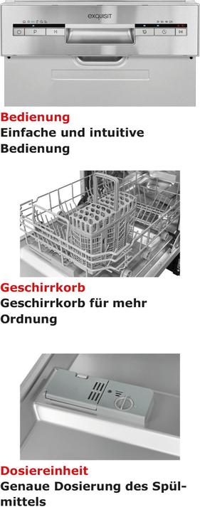 Produktbild Exquisit Geschirrspüler EGSP1009-E