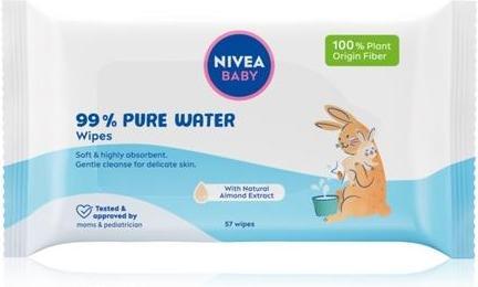 NIVEA Baby Pure Water Wet Wipes 57 pcs.