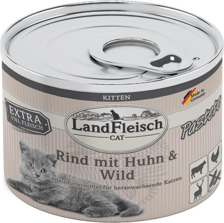 Actual product image Landfleisch Cat wet food (Puppy + kitten, 1 pcs., 235 g)