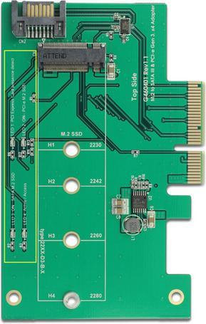 Actual product image Delock PCI Express x4 Controller