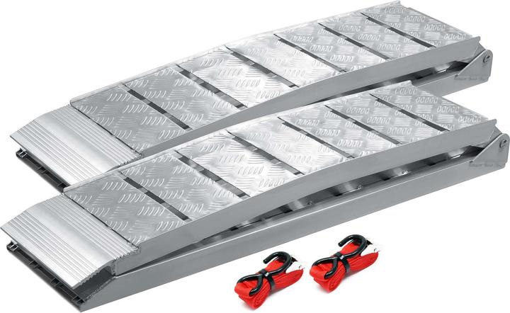Produktbild Wiltec 2xAuffahrrampe 228cm 1360kg Quad ATV faltbar Auffahrschiene Alu Rampe