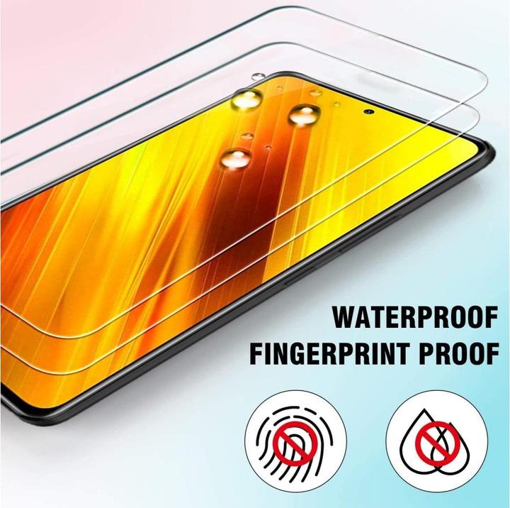 Actual product image Screenguard Xiaomi Poco X3 bulletproof glass protective film Case Friendly Design (1 Piece, Xiaomi Poco X3)