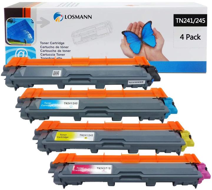 Actual product image Losmann Toner (1x black, 3x color)