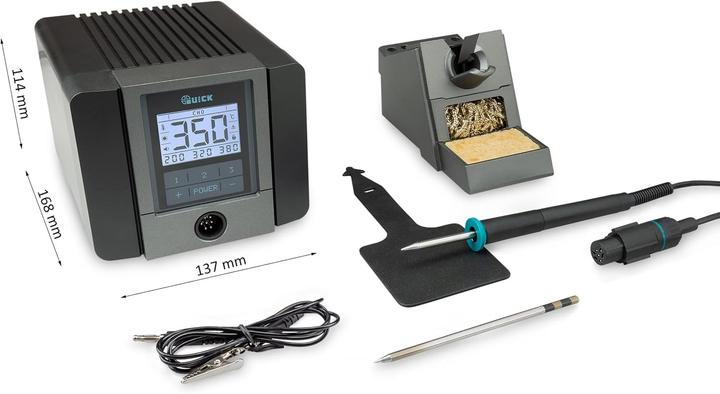 Actual product image Quick TS1200 Digital Adjustable ESD Soldering Station (ward)