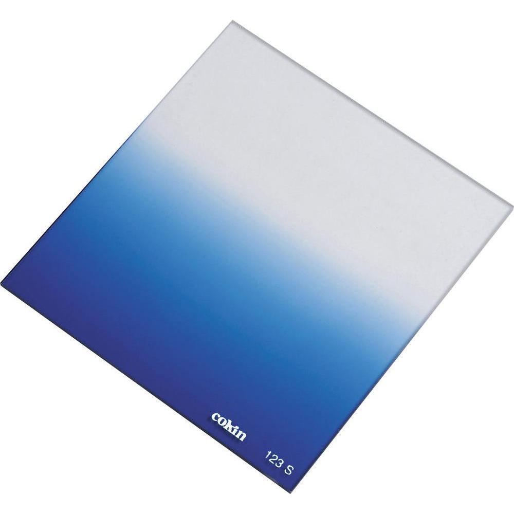 Cokin Filter P123S Verlauf 2 soft (84 mm, ND- / Grauverlauffilter, 84 mm), Objektivfilter, Blau