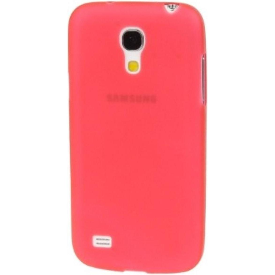 König Design Schutzhülle Case Ultra Dünn 0,3mm für Handy Samsung Galaxy S4 mini i9190 Rot Transparent (Samsung Galaxy S4...