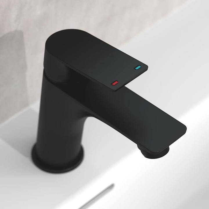 Immagine prodotto Schütte Rubinetto da bagno BOSTON Miscelatore per lavabo Nero opaco Miscelatore monocomando 33216
