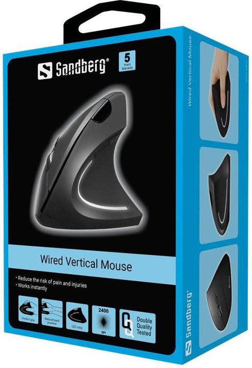 Actual product image Sandberg Wired Vertical Mouse (Cable)