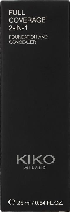 Actual product image KIKO Milano Full Coverage 2-in-1 Foundation & Concealer (35 Neutral)