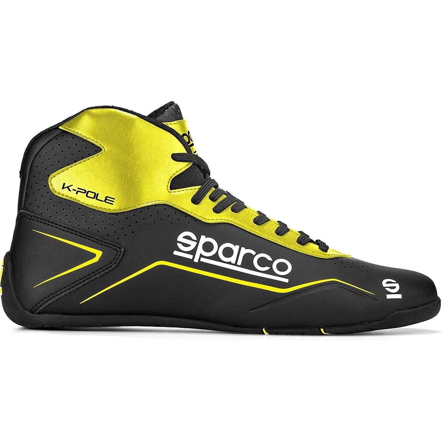 Sparco Schwarz Motorsportschuhe, Kartschuhe K-Pole (45)